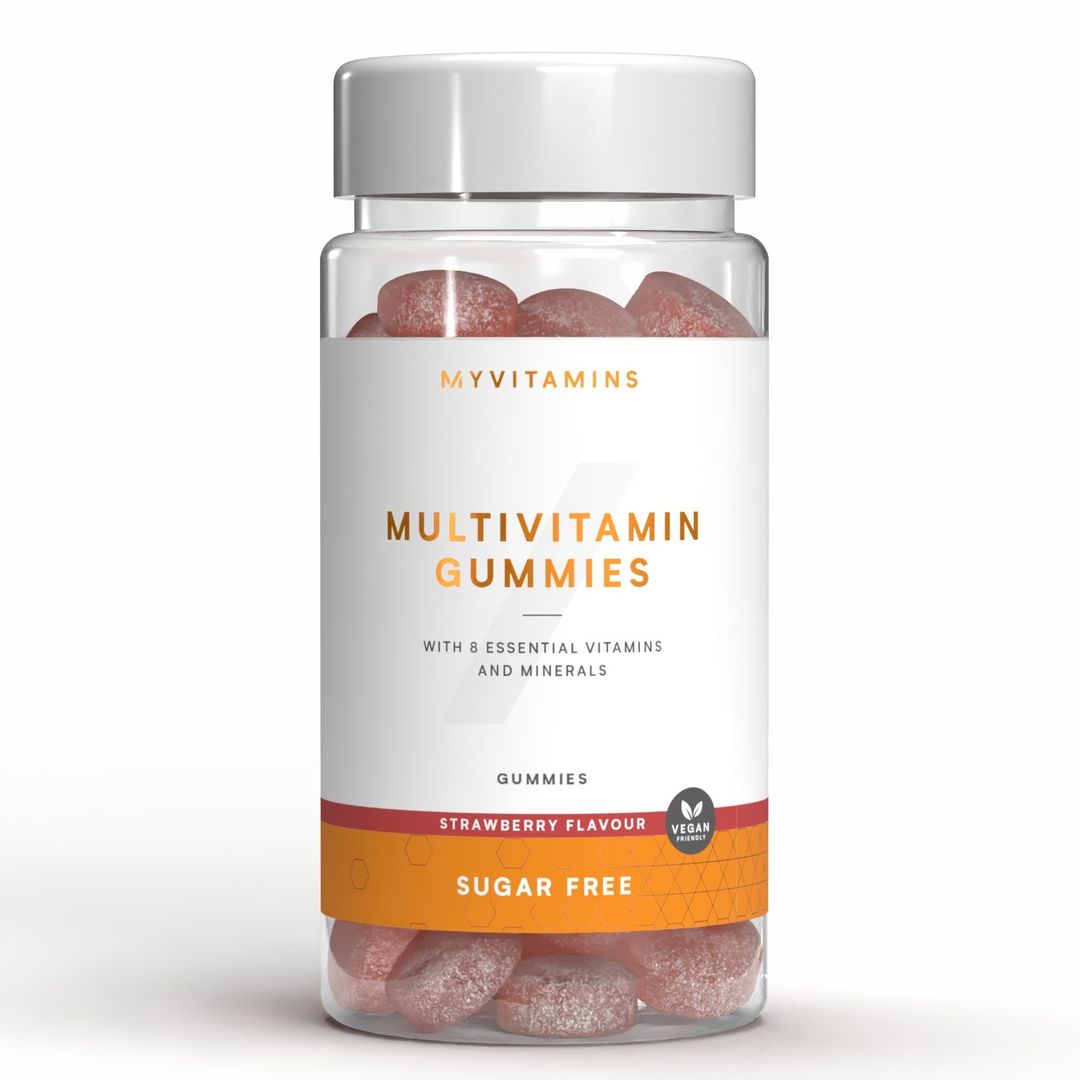Myvitamins Multivitamin Gummies - 60gummies - Sugar Free Strawberry - Image 1