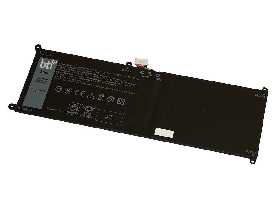 BTI 30Wh 2 cell 451-BBQG compatible battery for DELL LATITUDE 12 775 XPS 12 9250 LATITUDE 12 7275 - Image 1