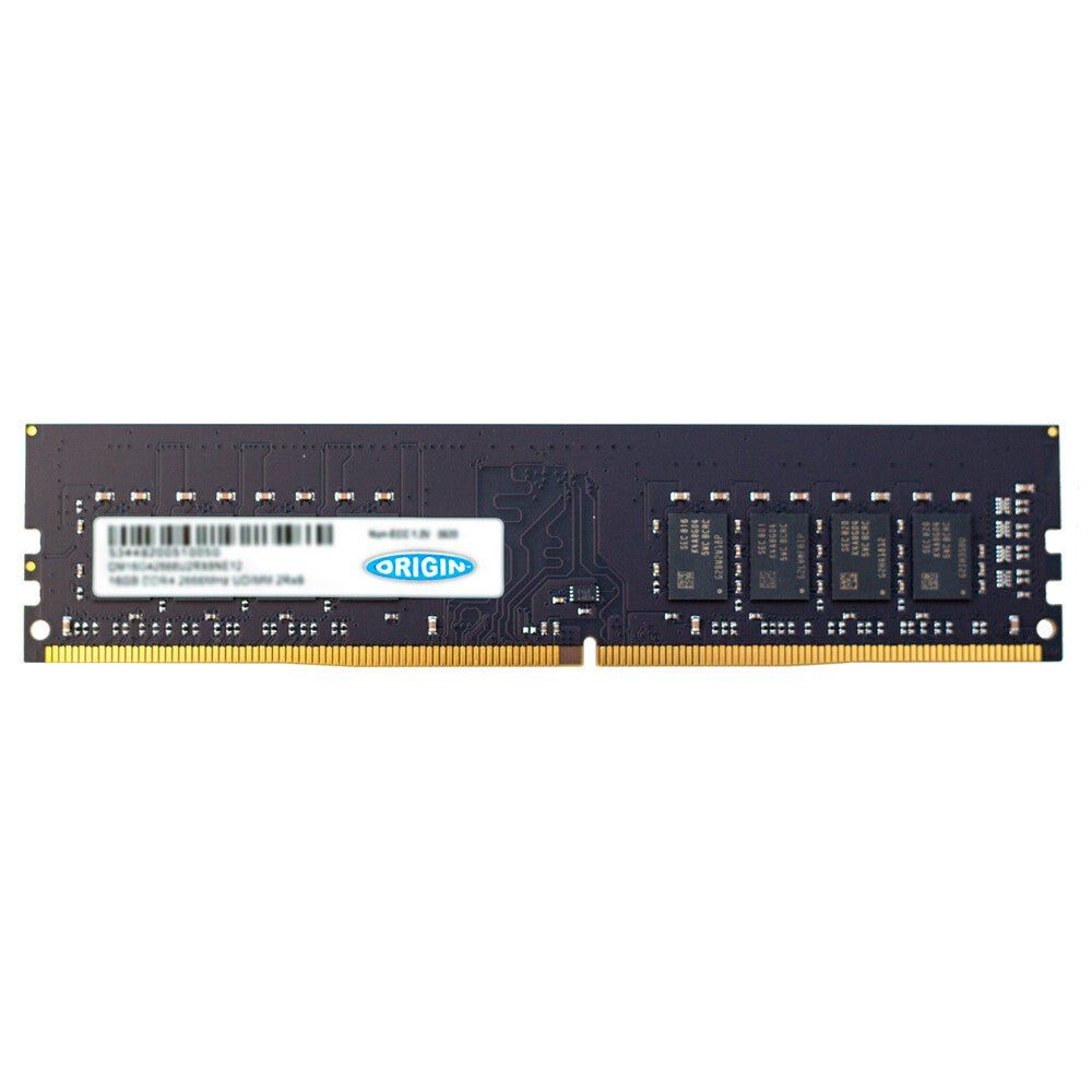 Origin Storage 16GB DDR4 2666MHz UDIMM 2Rx8 ECC 1.2V - Image 1