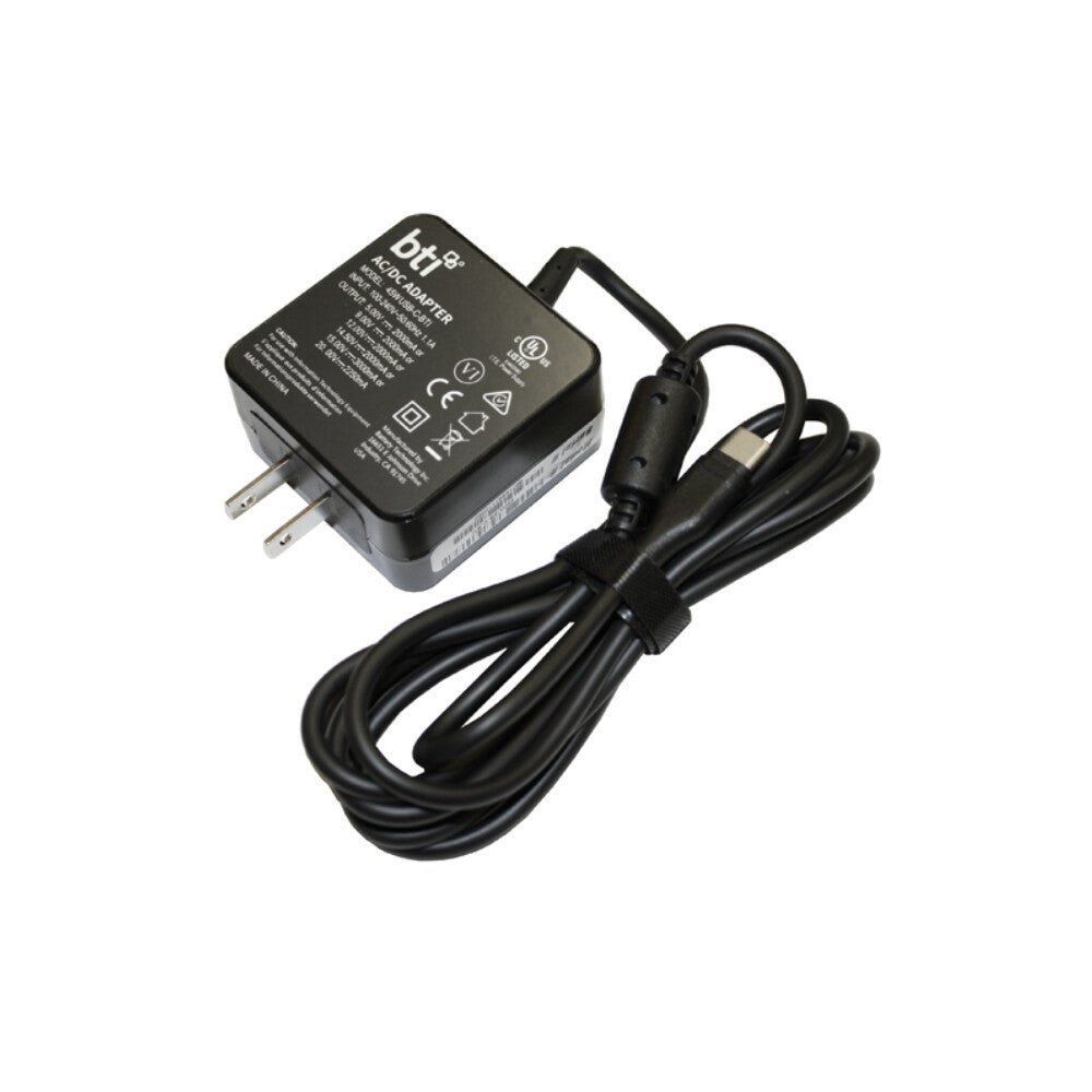 BTI 45W USB-C AC Adapter for all USB-C devices up to 45W. UK power cab - Image 1