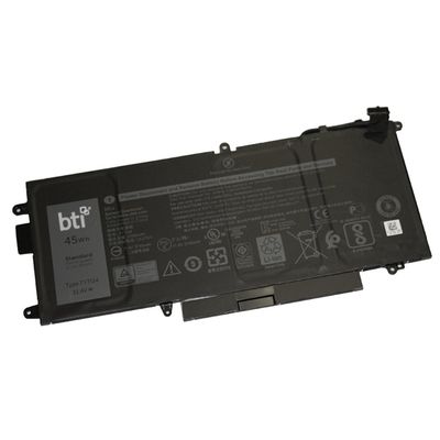 BTI Replacement Battery for Latitude 5289 5289 2 in 1 replacing OEM part numbers 71TG4 X49C1 CFX97 // 11.4V 3745mAh 45Whr