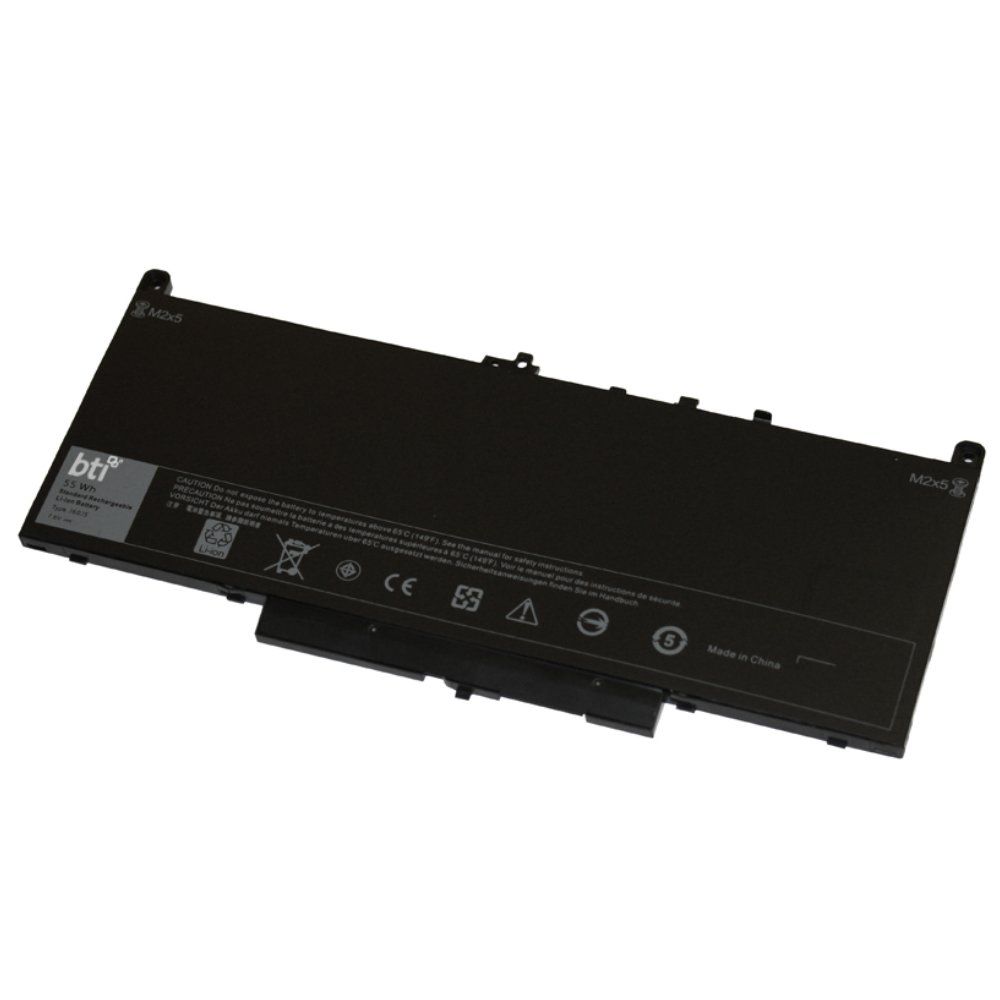 BTI Replacement battery for Dell Latitude E7270 E7470 4 Cell 54Wh Battery Type J60J5 MC34Y 1W2Y2 242WD - Image 1