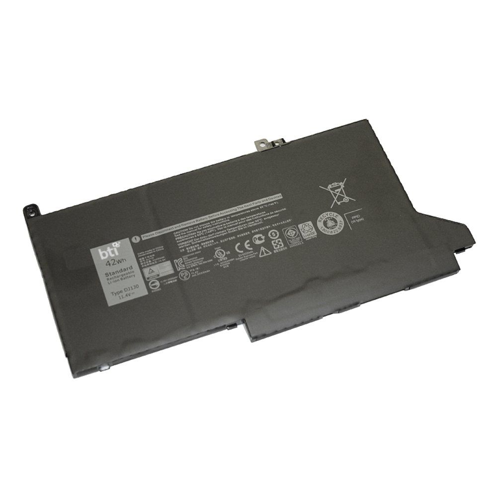 BTI Replacement Battery for Latitude 7480 7280 7490 7390 7380 7290 replacing OEM part numbers DJ1J0 0DJ1J0 C27RW 451-BBZL PGFX4 // 11.4V 3500mAh 42Whr - Image 1