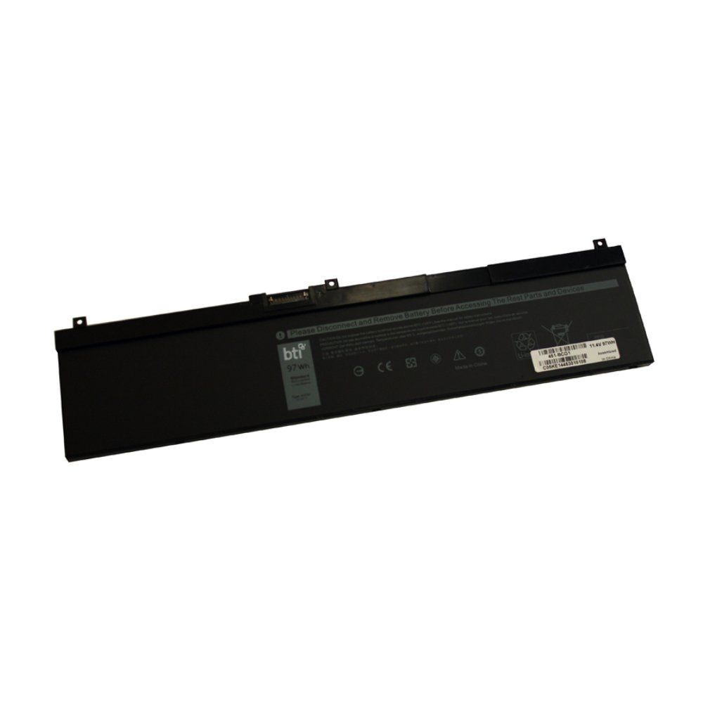 BTI Replacement 6 cell battery for DELL Precision 7530 7730 7540 7740 Mobile Workstation replacing OEM part numbers 451-BCGI 00WMRC CJ18V DP9KT GW0K9 NYFJH // 11.4V 97Wh - Image 1