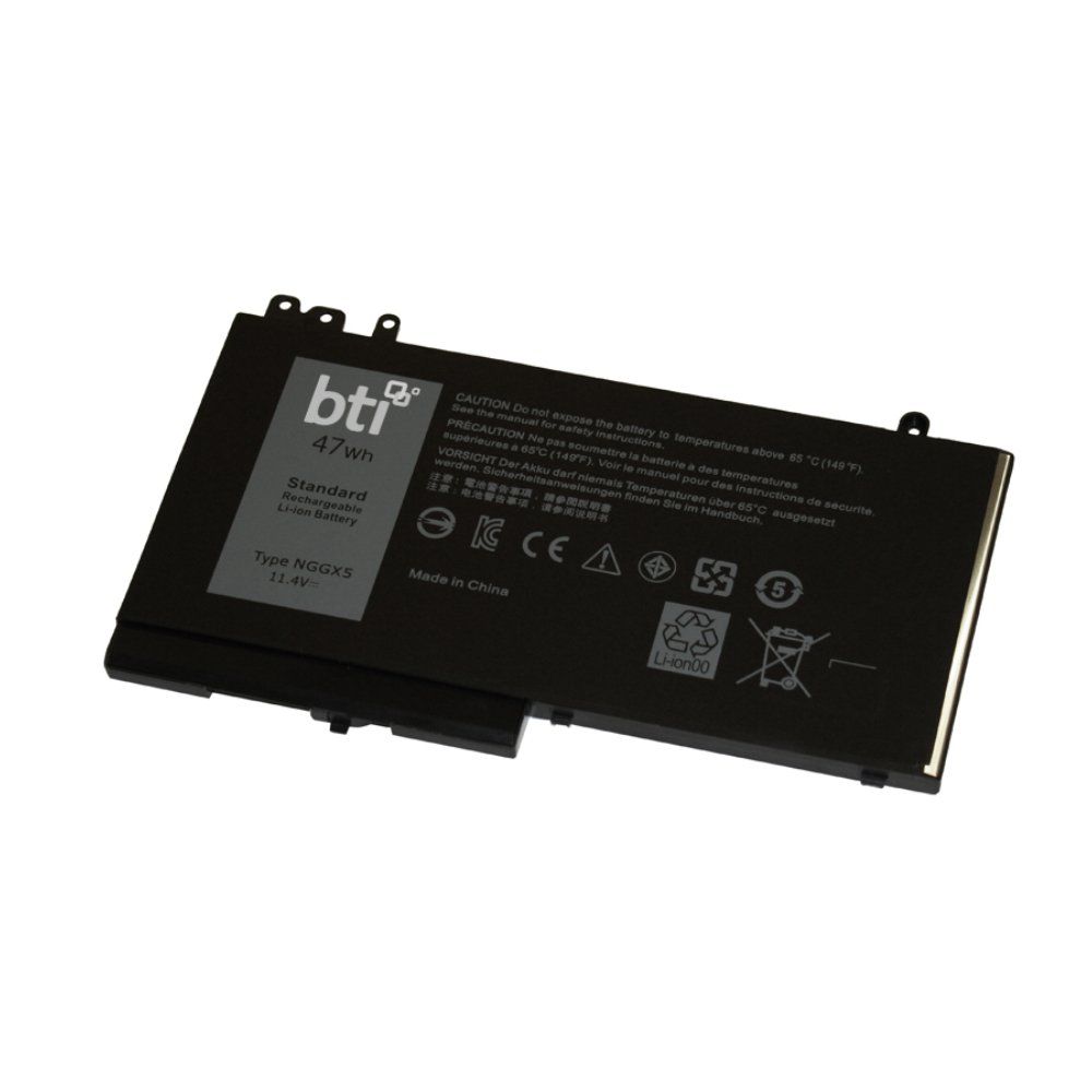 BTI Replacement Battery for Latitude E5270 E5470 E5570 replacing OEM part number(s) NGGX5 11.4V 4122mAh - Image 1