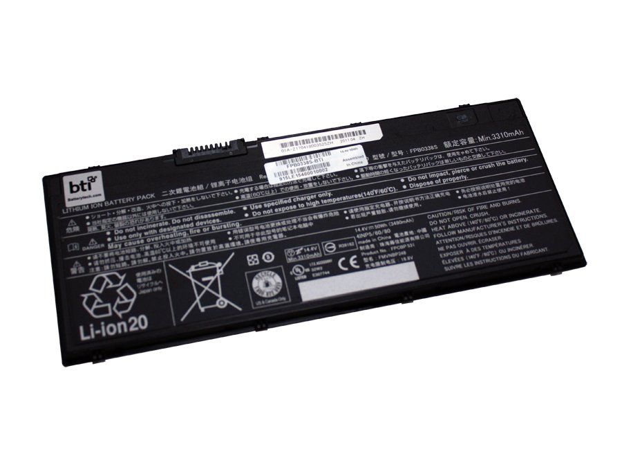 BTI 50Wh cell FPCBP531AP compatible battery for FUJITSU LIFEBOOK U758 LIFEBOOK U757(CP743228) LIFEBOOK U757 LIFEBOOK U748 LIFEBOOK U747(CP743229) - Image 1