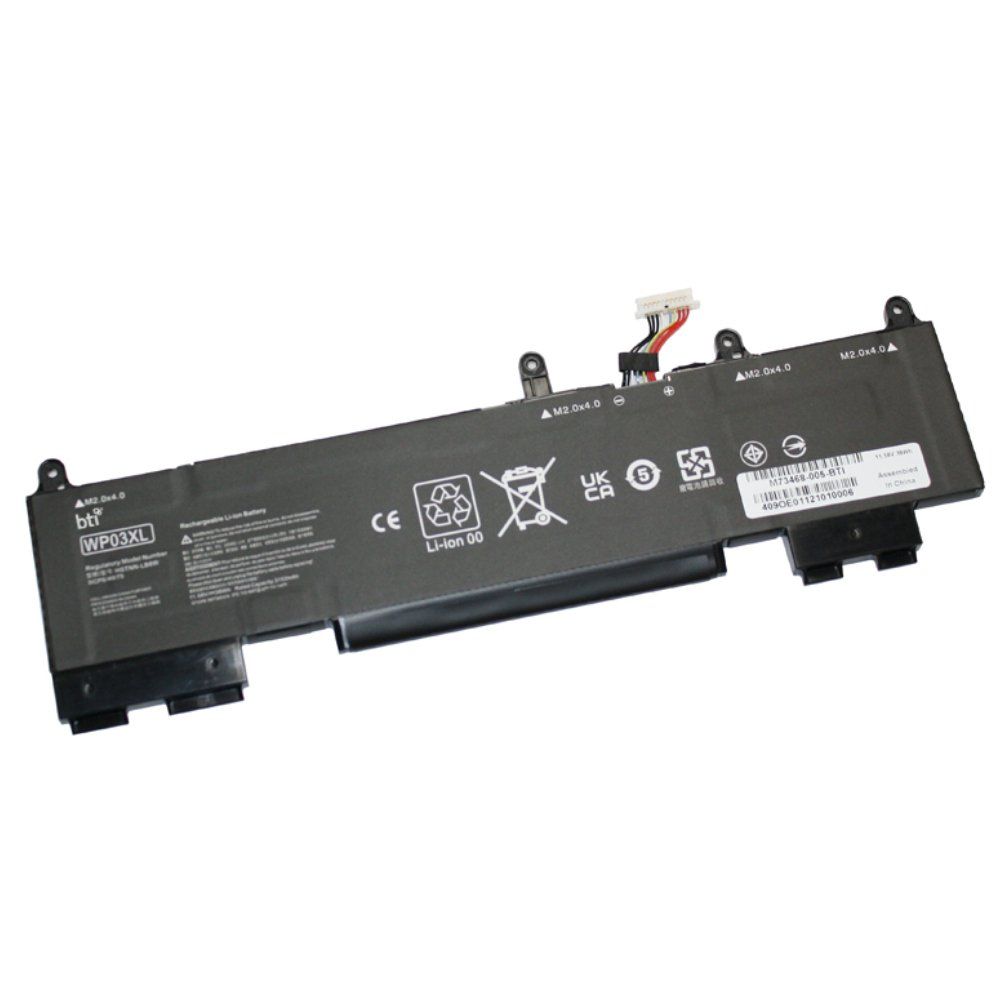 BTI 38Wh 3 cell WP03XL compatible battery for HP ELITEBOOK 1040 14 G9 ELITEBOOK 845 14 G9 ELITEBOOK 840 14 G9 ELITEBOOK 835 13.3 G9 - Image 1