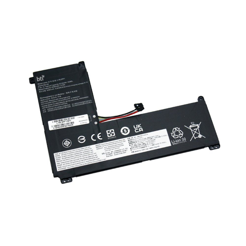 BTI 32Wh 2 cell L19C2PF1 compatible battery for LENOVO IDEAPAD 1-14IGL05 81VU IDEAPAD 1-14IGL05 IDEAPAD 1-11IGL05 81VT IDEAPAD 1-11IGL05 - Image 1