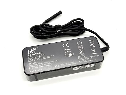 BTI 127W AC Adapter for Microsoft Pro 6 7 8 9 Surface Pro x Surface Pro 7+ Surface Go 2/3 Surface Laptop Studio with UK power cable