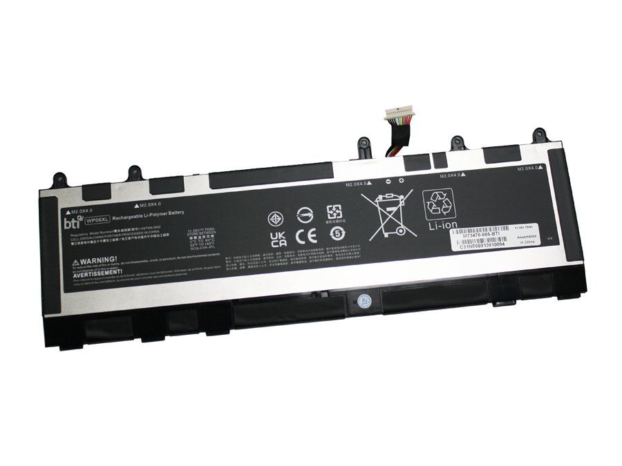 BTI 76Wh 6 cell 749Y0AV compatible battery for HP 89D74UT#ABA 740J2AV 89D75UT#ABA 89D70UT#ABA 947K4UC#ABA 94H74UC#ABA ZBOOK FIREFLY 16 G10 - Image 1