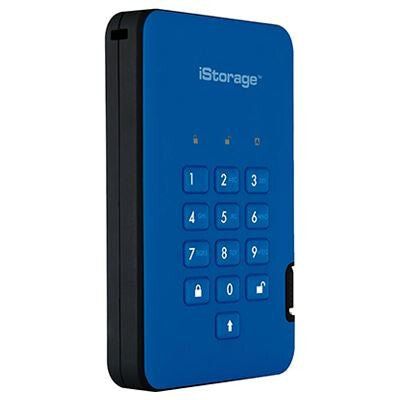 iStorage diskAshur² SSD 16TB Blue | Secure Portable Solid State Drive - Image 1