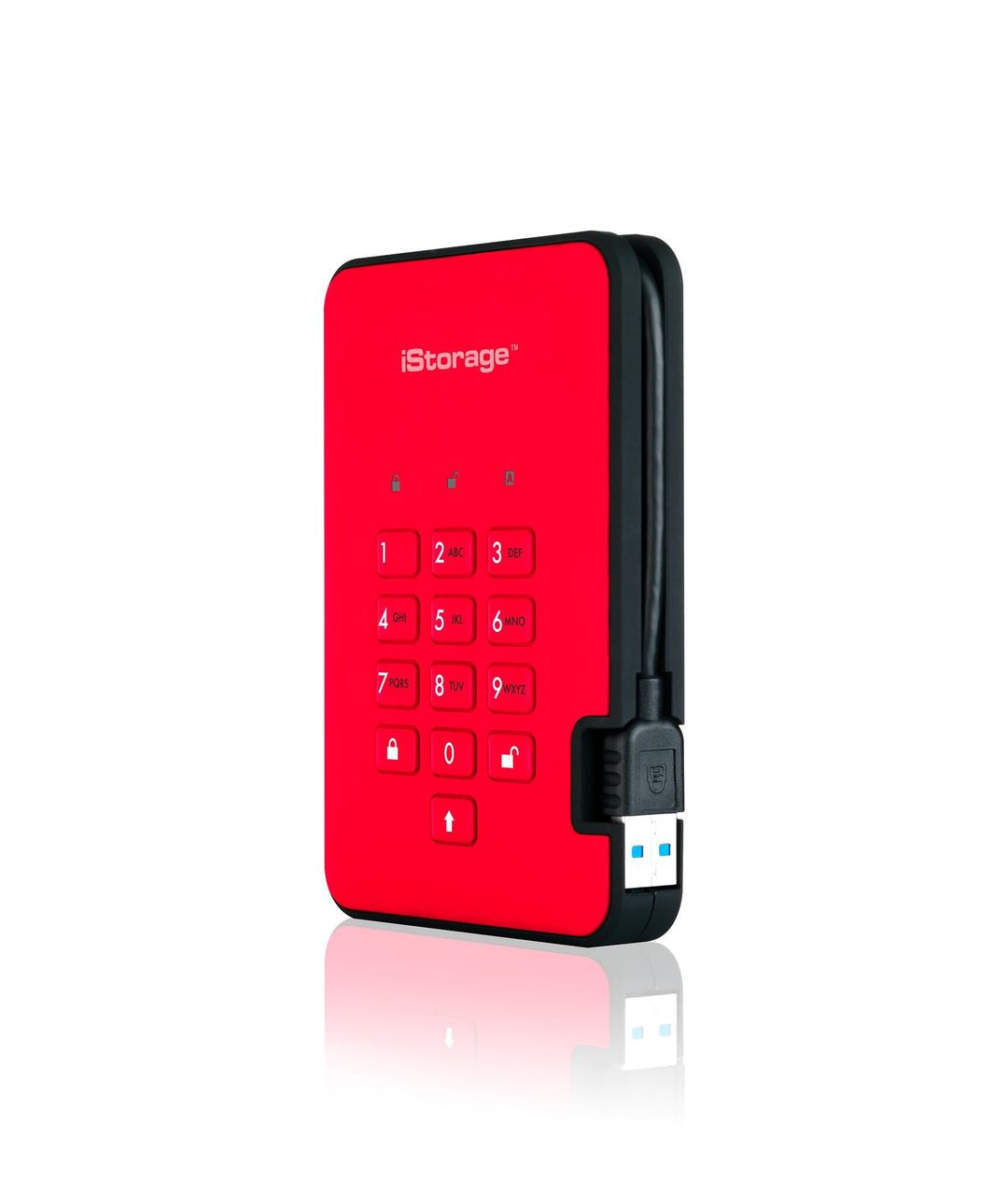 iStorage diskAshur² SSD 16TB Red | Secure Portable Solid State Drive | - Image 1