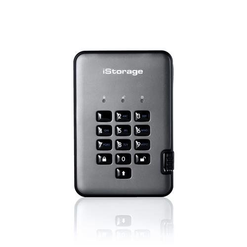 iStorage diskAshur PRO² SSD 128GB | Secure Portable Solid State Drive - Image 1