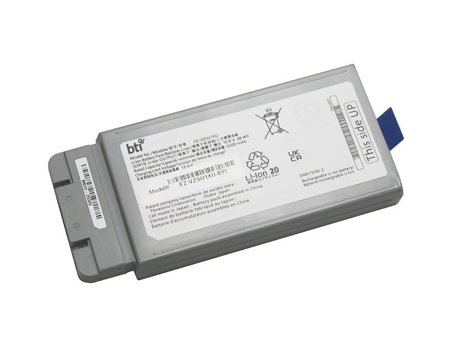 BTI 68Wh 6 cell FZ-VZSU1XU compatible battery for PANASONIC FZ-40ACAAXAM FZ-40ACAAXAM TOUGHBOOK FZ-40 MK2 TOUGHBOOK FZ-40 MK1 TOUGHBOOK FZ-40 - Image 1