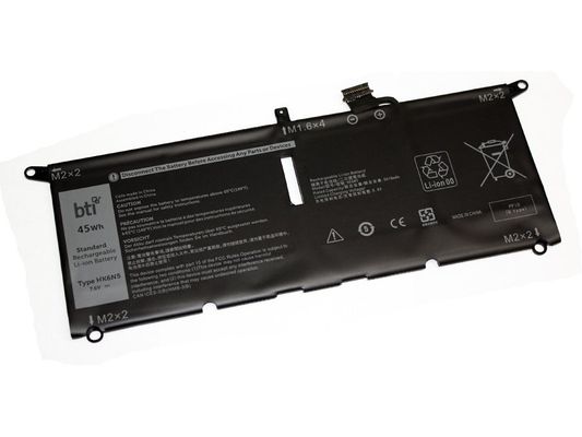 BTI 4-cell 43Wh WDK63 compatible laptop battery for Dell Vostro 5390 5391 XPS 9370 9380 - 18 month warranty