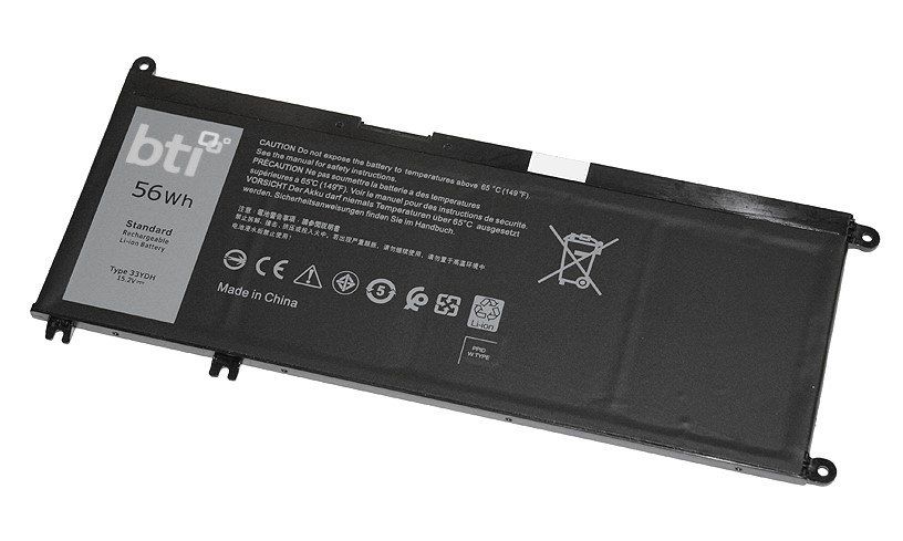 BTI 4-cell 56Wh 033YDH compatible laptop battery for Dell Latitude 3480 3490 3500 3580 - 18 month warranty - Image 1