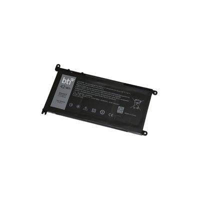 BTI 3-cell 42Wh 0WDX0R compatible laptop battery for Dell Latitude 3180 3190 Inspiron 5565 7570 Vostro 3580 - 18 month warranty