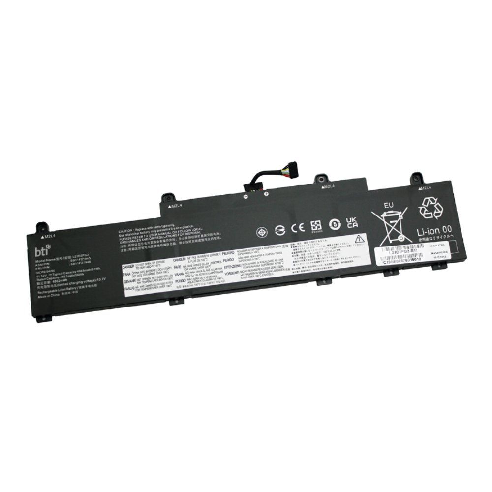 BTI 5B11F21941 compatible 57Wh 3-cell battery for LENOVO Thinkpad L14 G3 - Image 1