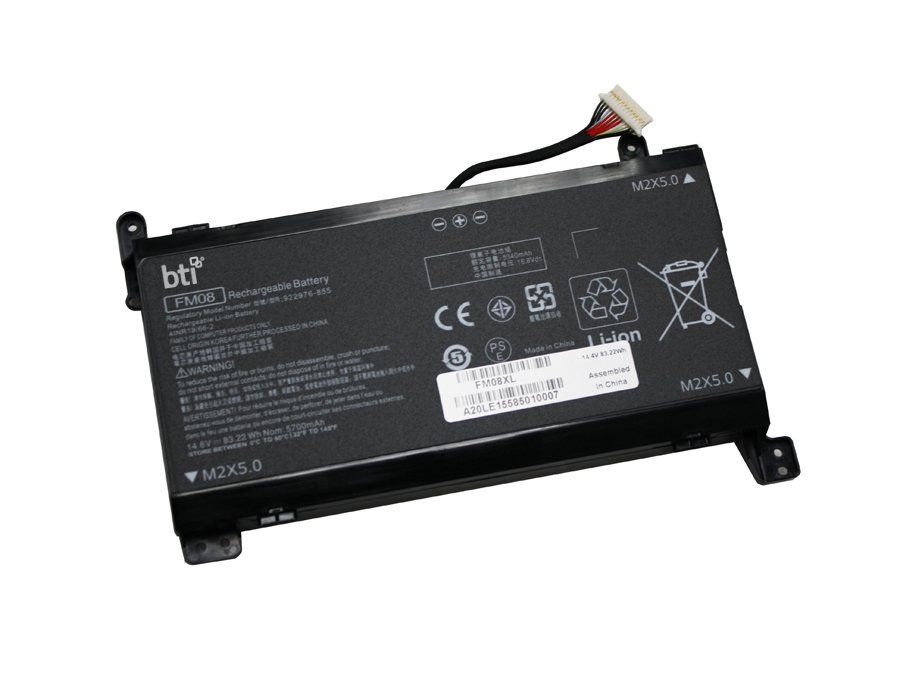 BTI 4INR19/66-2 compatible 83Wh 8-cell battery for HP Omen 17 - Image 1