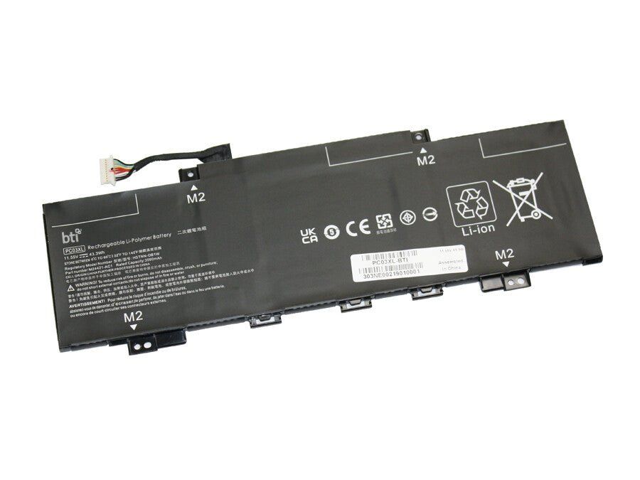 BTI M24648-005 compatible 43.3Wh 3-cell battery for HP PAVILION X360 15-ER - Image 1