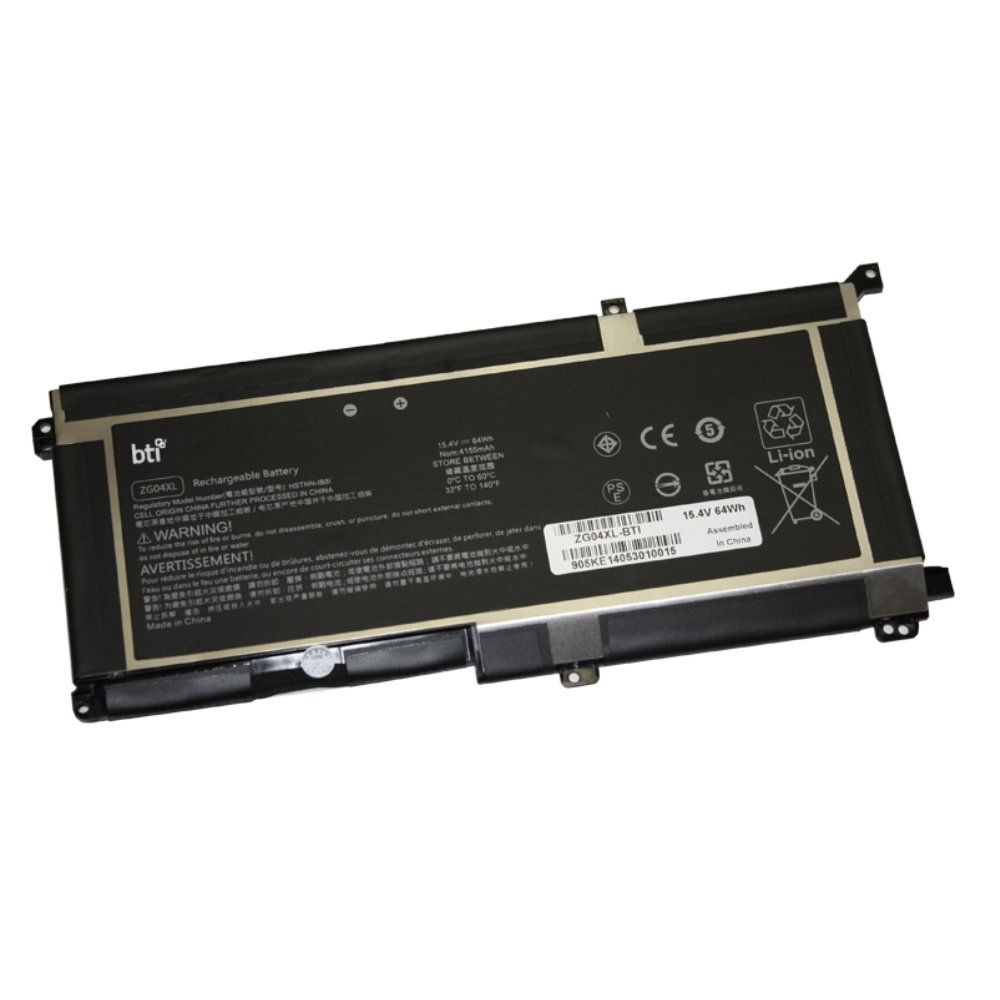 BTI HSTNN-IB8I compatible 64Wh 4-cell battery for HP Zbook Studio G5 Elitebook 1050 G1 - Image 1