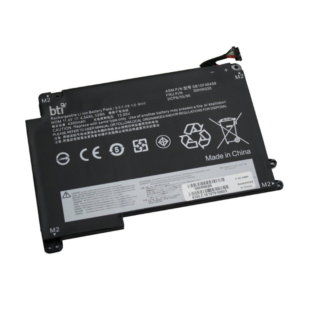 BTI 00HW021 compatible 53Wh 3-cell battery for THINKPAD P40 YOGA YOGA 460 - Image 1