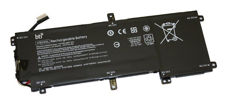 BTI 849047-541 compatible 52Wh 3-cell battery for HP ENVY 15-AS - Image 1