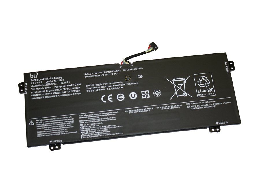 BTI L16C4PB1 compatible 48Wh 4-cell battery for LENOVO Yoga 720-13IKB - Image 1