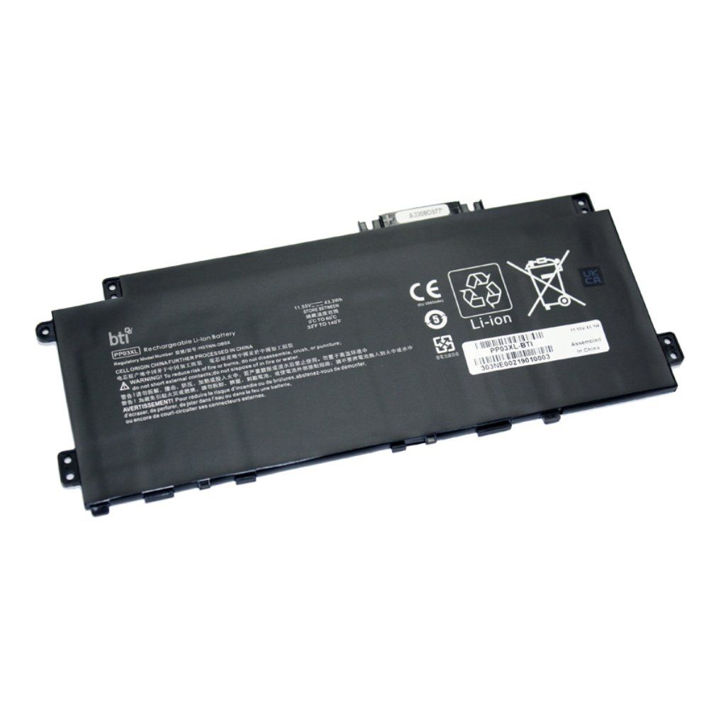 BTI PP03043XL-PL compatible 43.3Wh 3-cell battery for HP PAVILION X360 14-DW series - Image 1