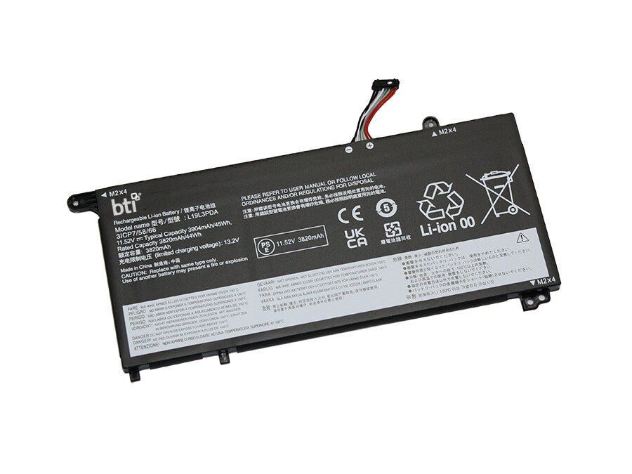 BTI 5B10Z21202 compatible 44Wh 3-cell battery for LENOVO THINKBOOK 14 - Image 1