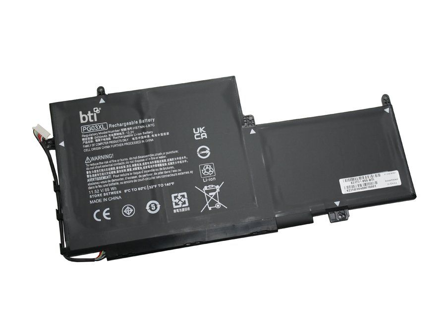 BTI PG03064XL-PL compatible 65Wh 3-cell battery for HP SPECTRE 15-AP - Image 1