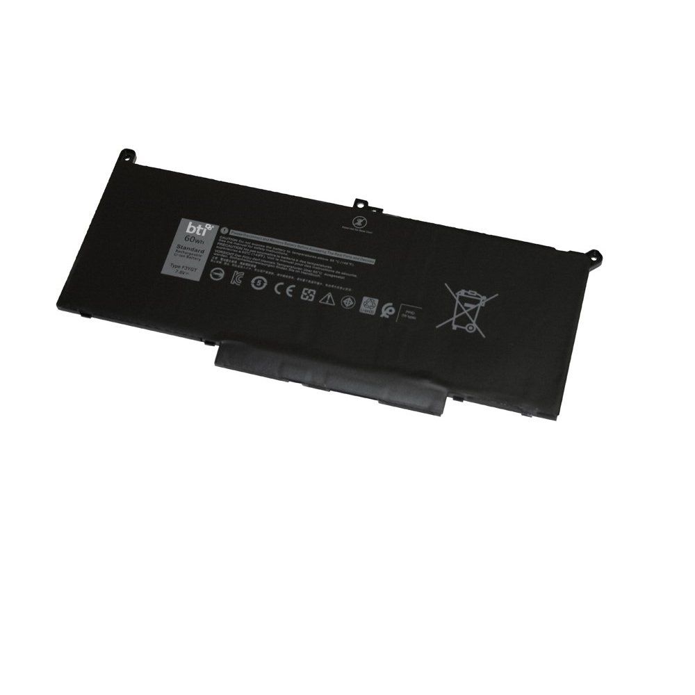 BTI 0F3YGT compatible 60Wh 4-cell battery for Dell Latitude 7280 7480 - Image 1