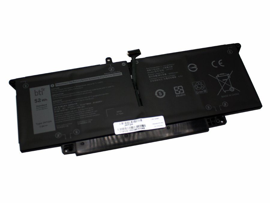 BTI HRGYV compatible 52Wh 4-cell battery for Dell Latitude 7310 7410 - Image 1