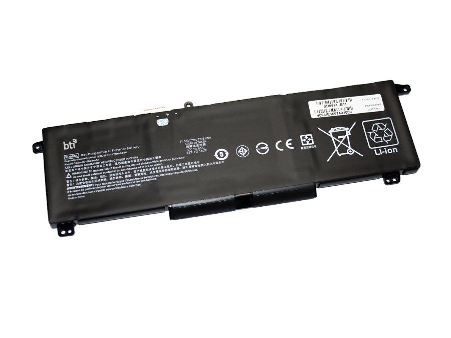 BTI L84392-005 compatible 71Wh 6-cell battery for HP OMEN 15-EK OMEN 15-EN - Image 1