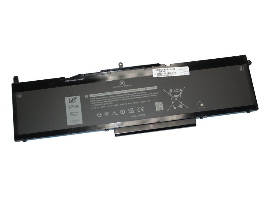 BTI VG93N compatible 92Wh 6-cell battery for Dell LATITUDE 15 5580 5590 5591 E5580 E5590 E5591 PRECISION 15 3520 3530 - Image 1
