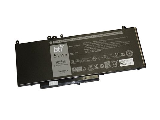 BTI 0G5M10 compatible 51Wh 4-cell battery for DELL Latitude E5450 E5550