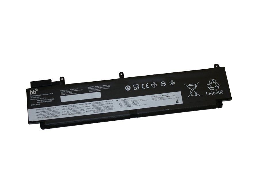 BTI 00HW023 compatible 24Wh 3-cell battery for THINKPAD T460s T470s REAR BATTERY - Image 1