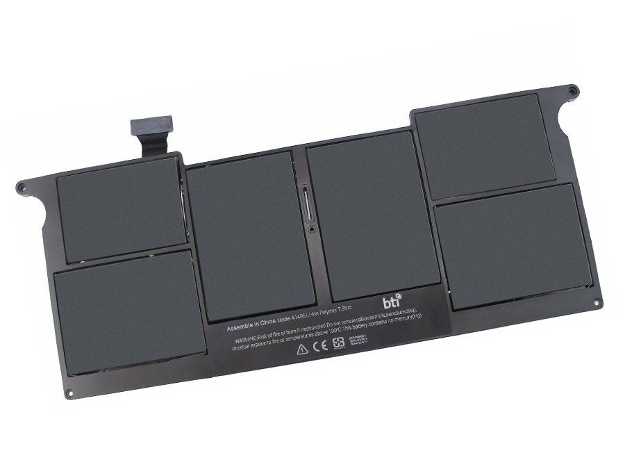 BTI A1495 compatible 38.75Wh 6-cell battery for MacBook Air 11 A1370 A1406 A1465 A1495 - Image 1
