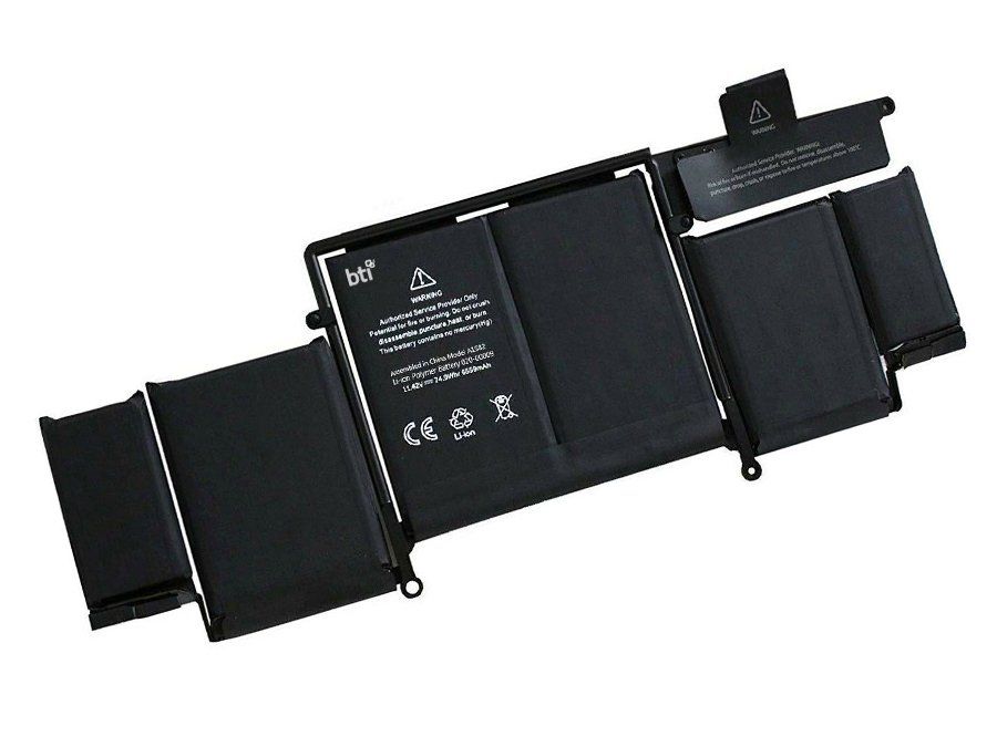 BTI 020-00009 compatible 74.9Wh 6-cell battery for MacBook Pro Retina A1502 2015 A1582 - Image 1