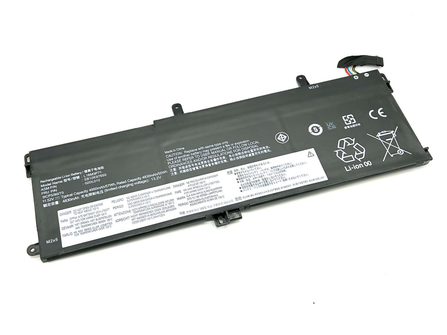 BTI 02DL011 compatible 57Wh 3-cell battery for Lenovo ThinkPad T590 - Image 1