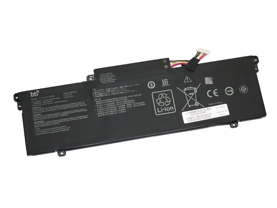 BTI 0B200-03730100 compatible 63Wh 3-cell battery for ASUS ZENBOOK 14 E410 E510 L410 ZENBOOK 14 - Image 1