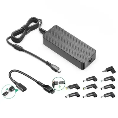 BTI 100W Universal AC Adapter USB-C with 15 tip options - Thumbnail 2