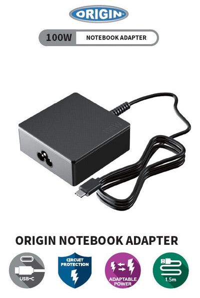 Origin Storage 100W USB-C Adapter with EU Cable
