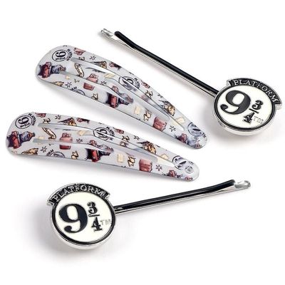 Harry Potter 9 & 3 Quarters Hair Clip Set (Pack of 4) - Multicoloured - Thumbnail 2
