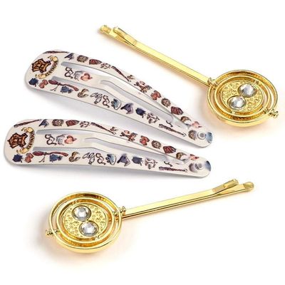 Harry Potter Time Turner Hair Clip Set (Pack of 4) - Multicoloured - Thumbnail 2
