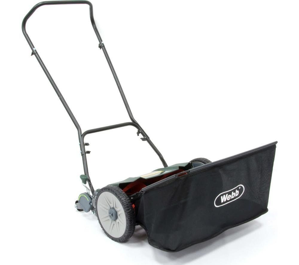 Webb H18 46cm Hand Push Cylinder Roller Lawnmower - Image 1