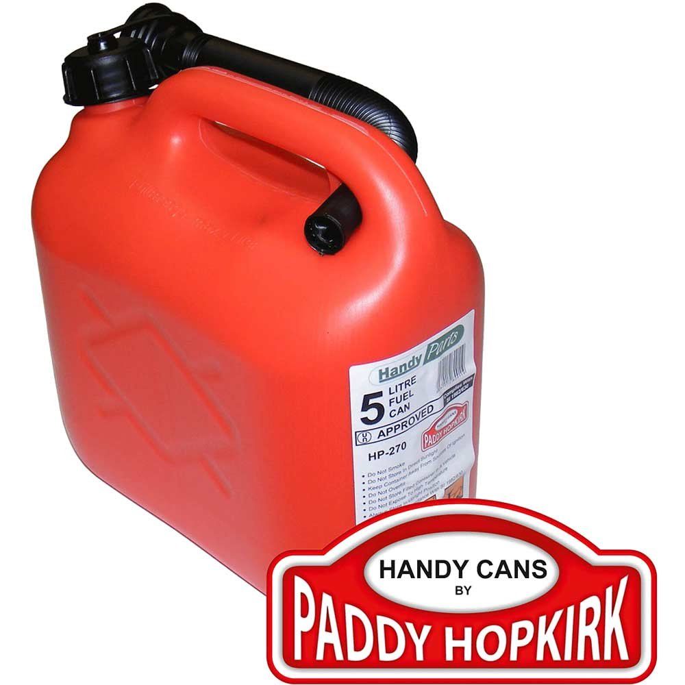 Paddy Hopkirk Plastic Fuel Can 5l Red - Image 1