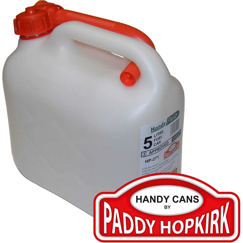 Paddy Hopkirk Plastic Fuel Can 5l Clear - Image 1