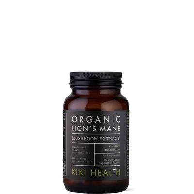KIKI Health Organic Lion's Mane Extract Mushroom (60 Vegicaps) - Thumbnail 2