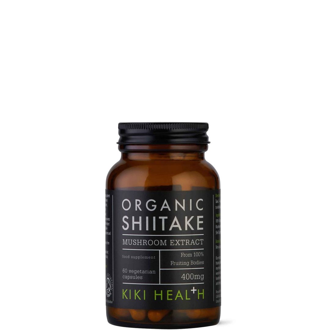 KIKI Health Organic Shiitake Extract Mushroom (60 Vegicaps) - Image 1